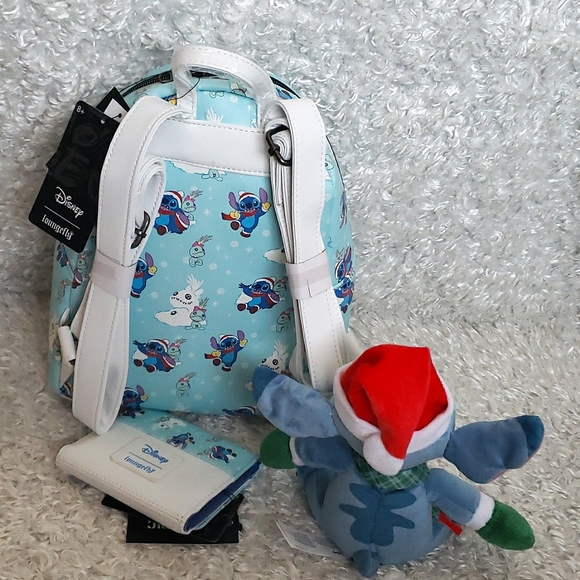NWT Loungefly Disney Stitch Holiday Bundle - Picture 2 of 16